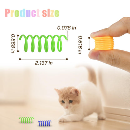 Interactive Cat Spiral Creative Spring Toy to Kill Time and Keep Fit