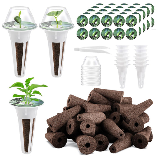 66pcs Hydroponic Seed Pod Kit - Compatible with Aerogarden and All Brands
